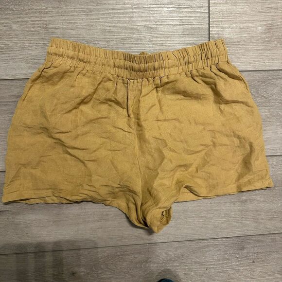 Elan women’s Drawstring Linen Shorts M Beach Beachy Lightweight - Picture 6 of 6